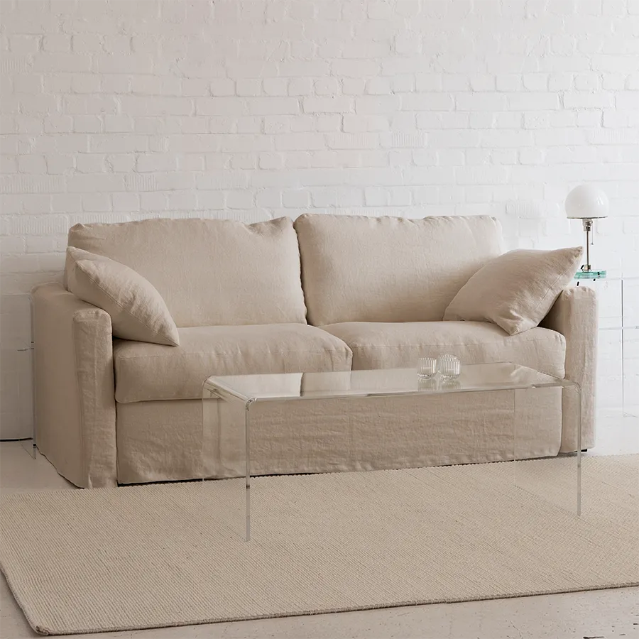 Arcachon - Bettsofa Dreisitzer Leinen